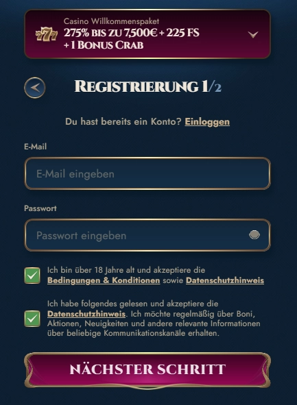 rich royal casino Registrierung